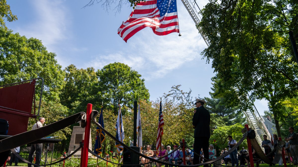 EvanstonNow's tweet image. Firefighters hold memorial ceremony dlvr.it/TM3p9T