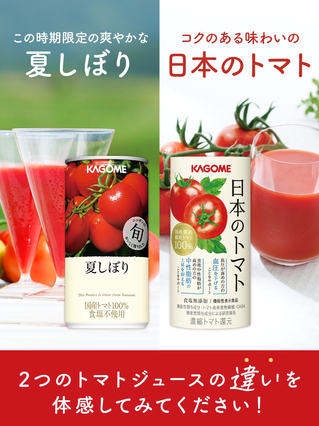 カゴメトマトジュース夏しぼり2箱 一年に一度だけの味わい☆カゴメの健康直送便「夏しぼり」