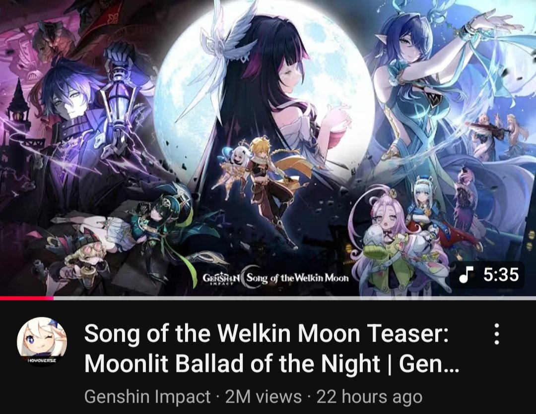 GenshinUniverse's tweet image. 2 million views in less than 24 hours
#GenshinImpact #NodKrai