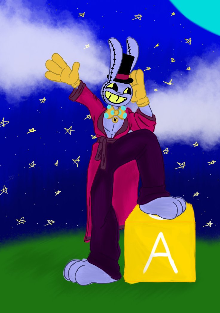 The Jalec Fantasia!
(A version where Jalec learns to use Caine's powers better and improves himself more ;3) 

Art Original by: <a href="/Red_Rabb1t_Hole/">the rabbit</a> ❤️

#TheAmazingDigitalCircus #TADC #tadcfanart #JalecSuperShowAU