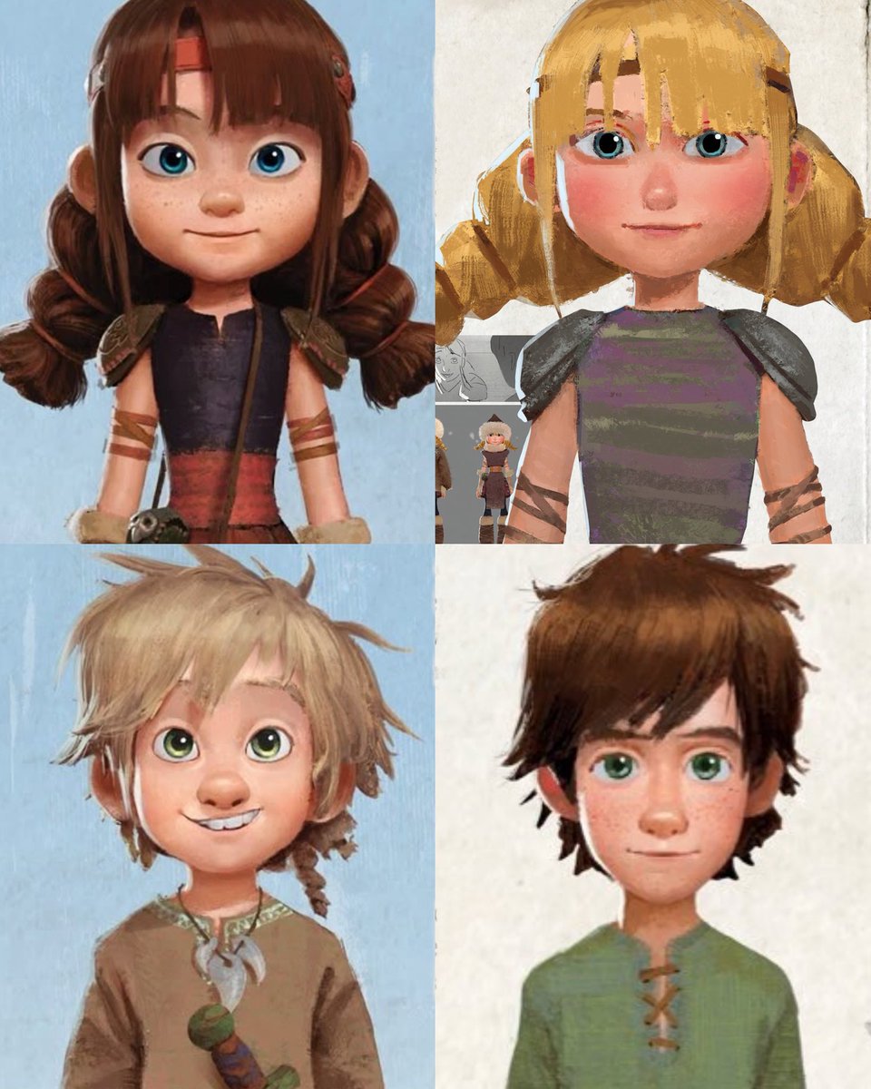 nicostrid's tweet image. I’ll always love the trope where the daughter looks like her mom but has her dad’s hair, and the son looks like his dad but has his mom’s hair. thank you httyd
