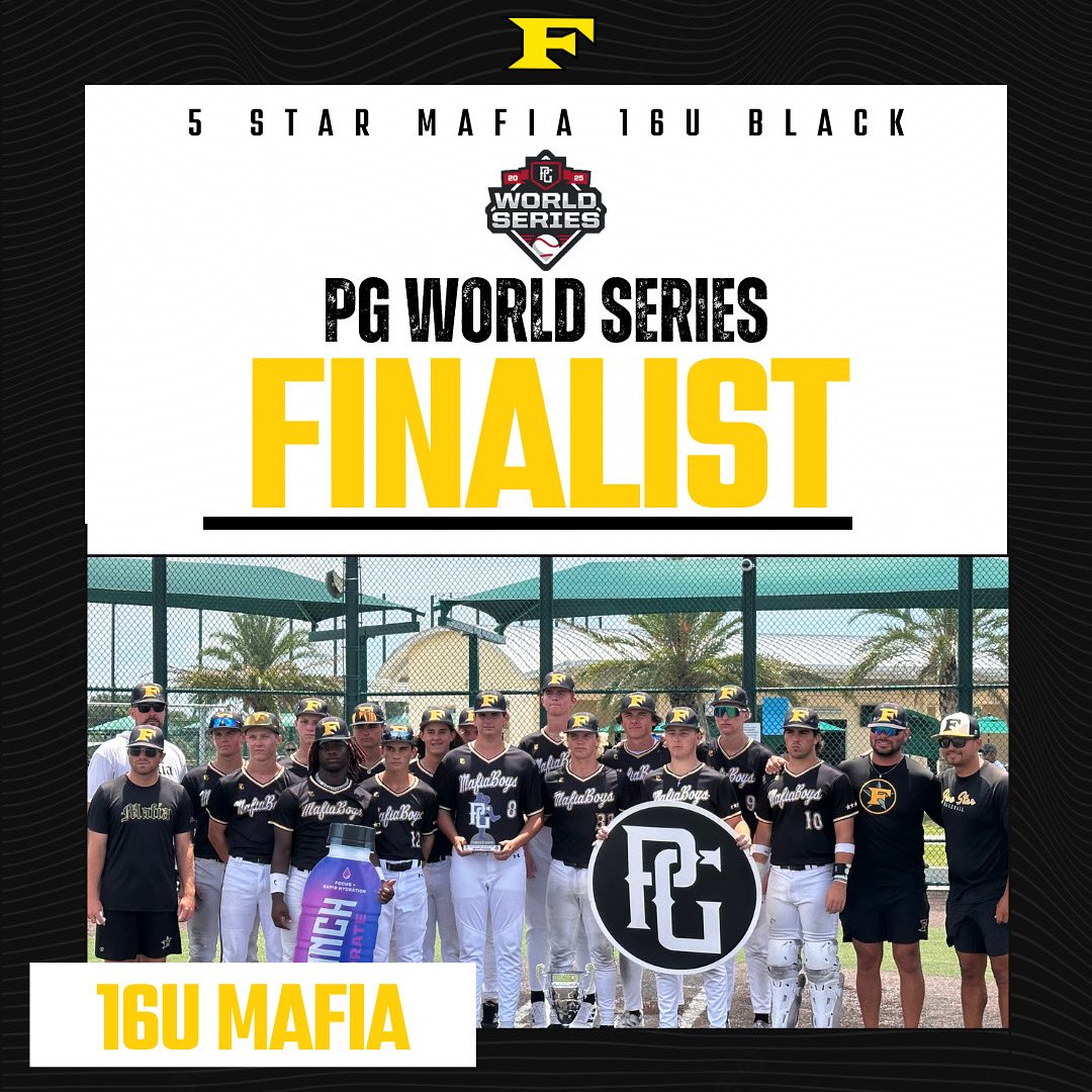 5starnational's tweet image. Just come up short but the 16u Mafia boys had yet another good week! Congratulations on great summer!
#MAFIABASEBALL