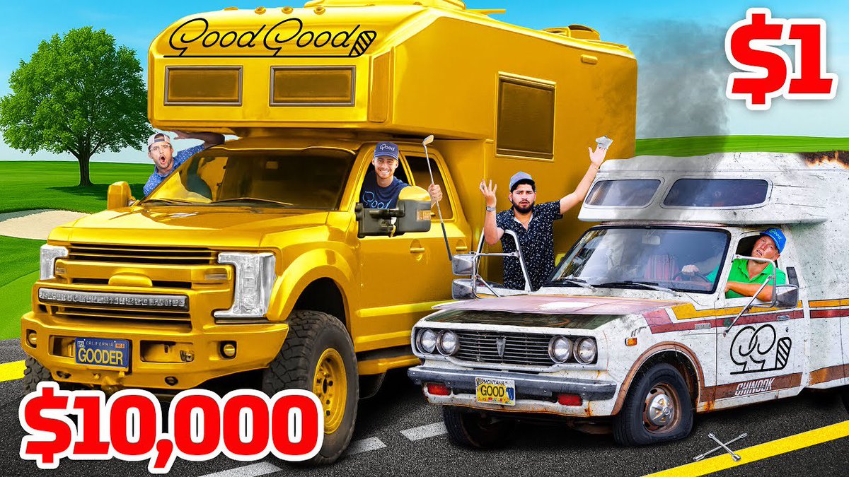 goodgood_golf's tweet photo. $1 vs $10,000 Golf Road Trip!

Watch it here!

https://t.co/wzcWxC0w70 https://t.co/zR5yqMBrNK