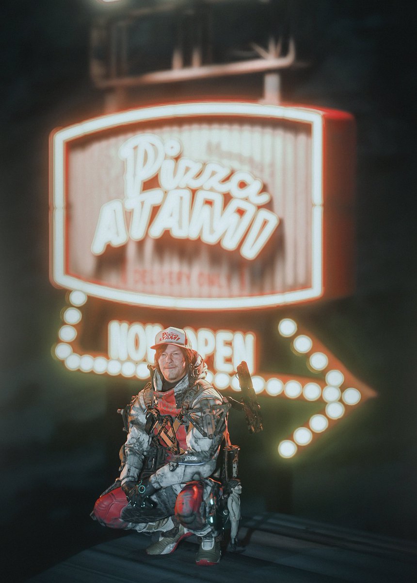 Sarokeye's tweet image. Pizza Atami 👍🍕 #DeathStranding2OnTheBeach