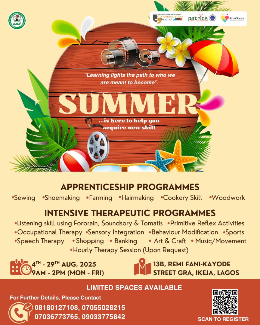 patrick_speech's tweet image. Who will be the first to take up the 10% discount for the summer class? 

pslcautism-ng.org/summer-2025/

#summerclass #autismschool #autism #specialneeds