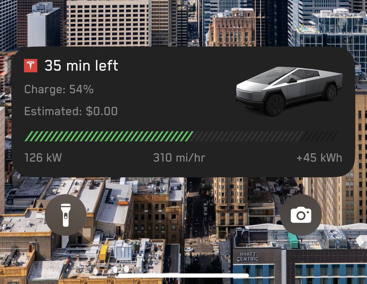 billykyle's tweet image. Still one of my favorite features Tesla has added to their app 📱