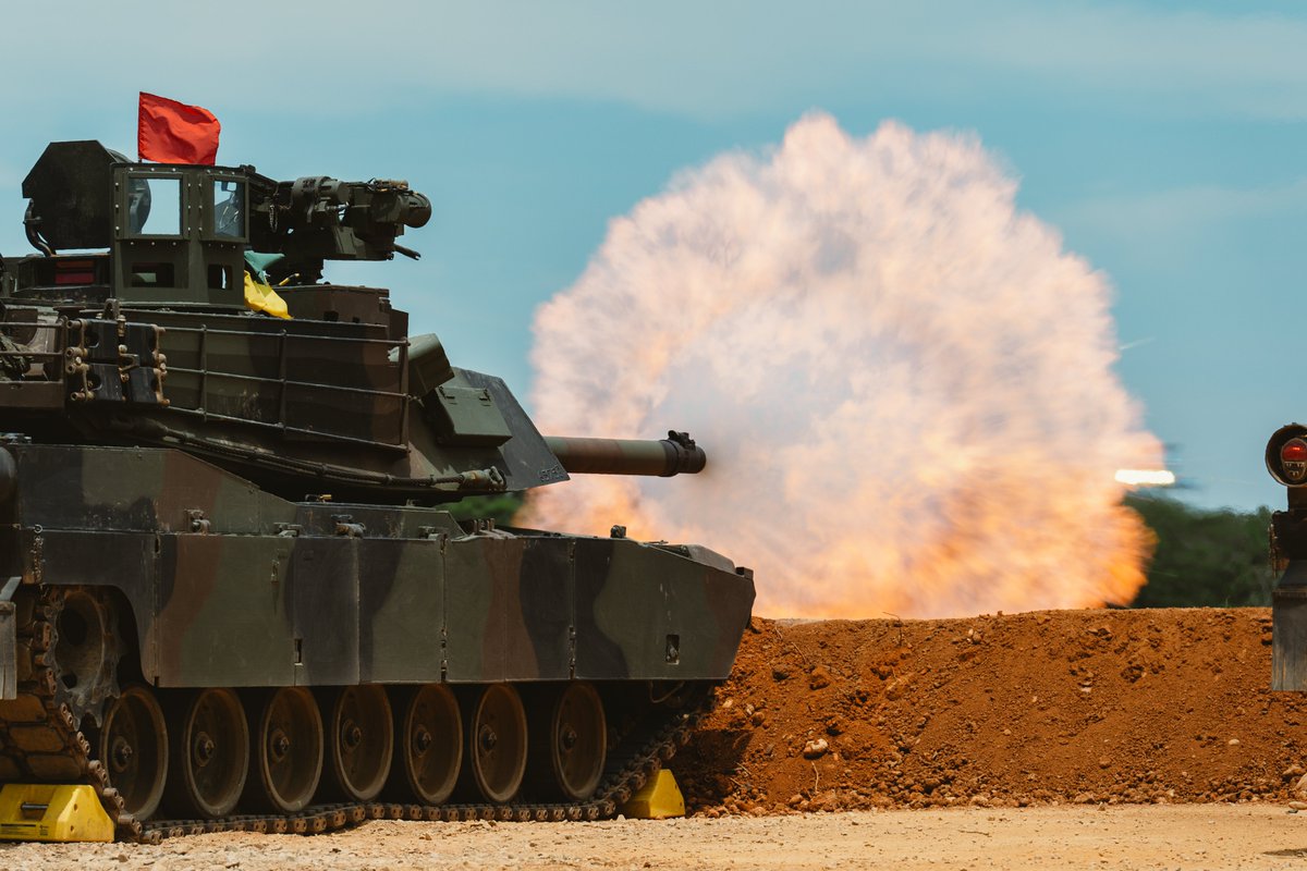MoNDefense's tweet image. Smoke and fire converge
into formidable strength.
With the dust, we rise.
#WinnerWednesday #M1A2T