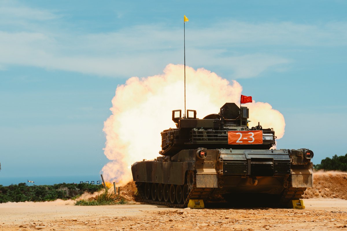 MoNDefense's tweet image. Smoke and fire converge
into formidable strength.
With the dust, we rise.
#WinnerWednesday #M1A2T