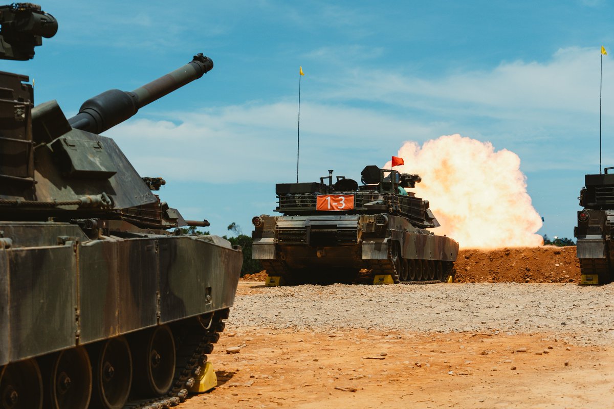 MoNDefense's tweet image. Smoke and fire converge
into formidable strength.
With the dust, we rise.
#WinnerWednesday #M1A2T