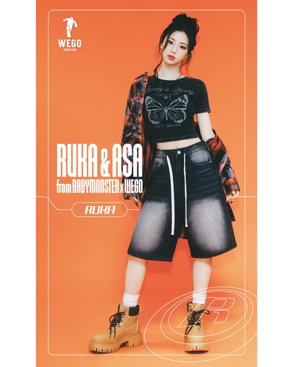 _BABYMONSTER_JP's tweet image. [📢] #BABYMONSTER_INFO

WEGO 2025 SUMMER VISUAL “STREET STYLE”
feat. RUKA &amp;amp; ASA from BABYMONSTER

#WEGO 全店舗のBGMを
#BABYMONSTER がジャック中😈
ぜひ遊びに行ってみてね❤️

✨STREET STYLE check now!
▶︎▶︎▶︎wego.jp/pages/f-cts-ba…

#RUKA  #ASA #루카 #아사
#베이비몬스터…