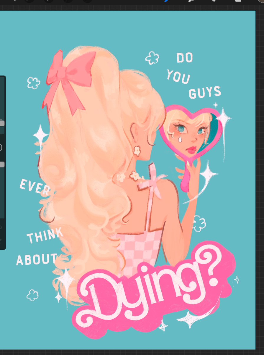 artofaleszo's tweet image. barbie was released 2 years ago and here’s an unreleased wip 🙂↕️🎀 #barbiemovie