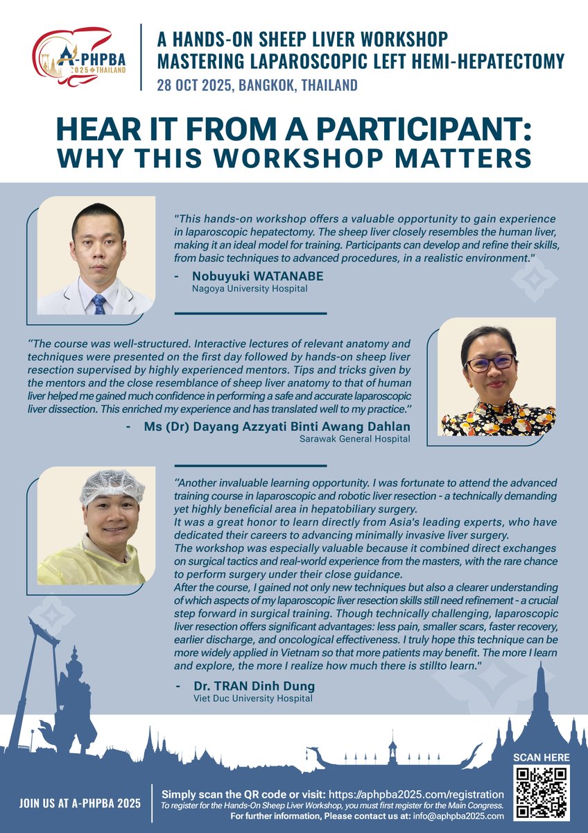 Don't miss your chance to join the workshop at the Early Bird rate registration deadline on 31 July 2025.

Register Now! Click aphpba2025.com/registration

Experience this highly interactive workshop and see what participants and expert said about it!
#aphpba2025
