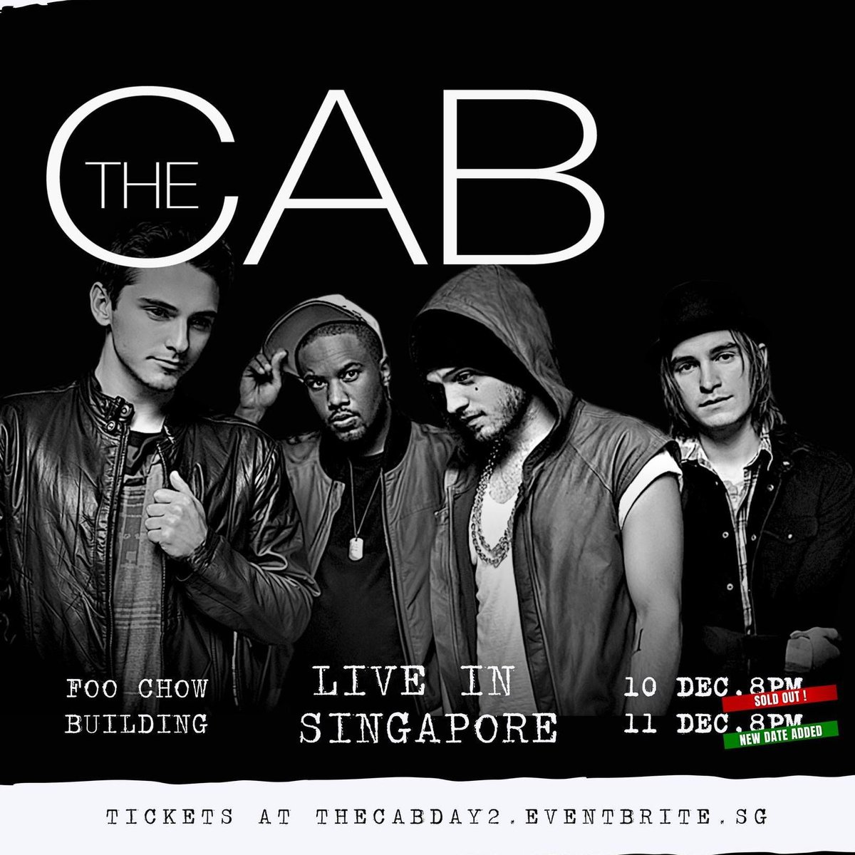 mtgh's tweet image. Join @TheCab at their show in Singapore on 11th December at the Foo Chow Building, tickets are on sale via @eventbrite!
eventbrite.sg/e/the-cab-seco…