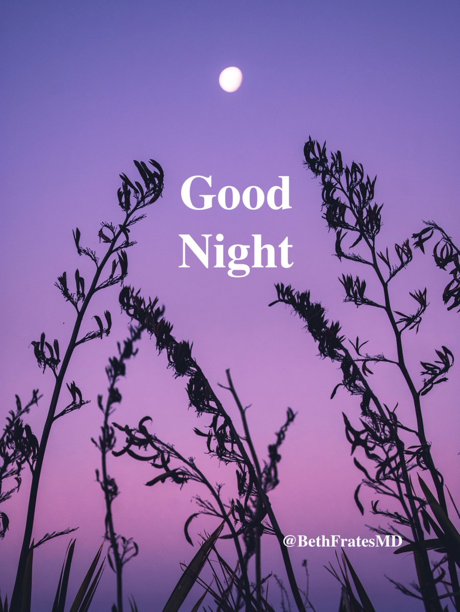 BethFratesMD's tweet image. Have a good night! 😴🛏️💤
#goodnight #sleep #sweetdreams #goodnighteveryone #goodnightworld #night