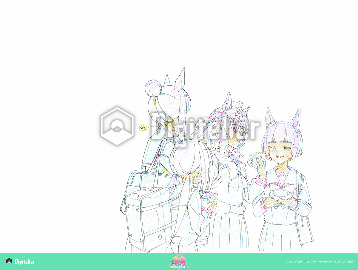 Digitelier_JP's tweet image. 【人気原画をピックアップ!】
劇場版『ウマ娘 プリティーダービー 新時代の扉』原画シリーズからジャングルポケット、シマ、ルーとメイのカットを紹介!
デジコレ一覧はこちら☟
digitelier.jp/umamusume_movi…
#デジトリエ #劇場版ウマ娘 #新時代の扉 #サイピク #NFT