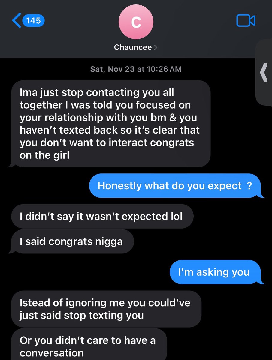 prdbyski's tweet image. Not chauncee again on MY phone I thought I was constantly hitting her up ?