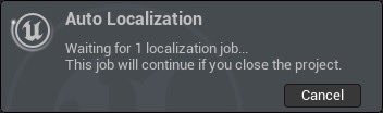 Anyone else’s projects getting stuck building auto localization today?