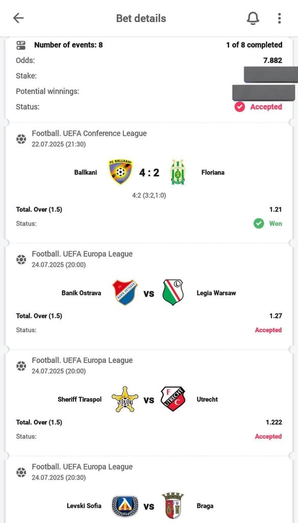 Marvel_Marvo's tweet image. UEFA conference league predictions.
Dbbet code: 3AVNE
Ensure you play these games.
Join Dbbet 👇
Registration link
db-bet.co/MARVEL_
APK LINK
db-bet.co/3GQmsds
Download app for 100% bonus on first deposit.