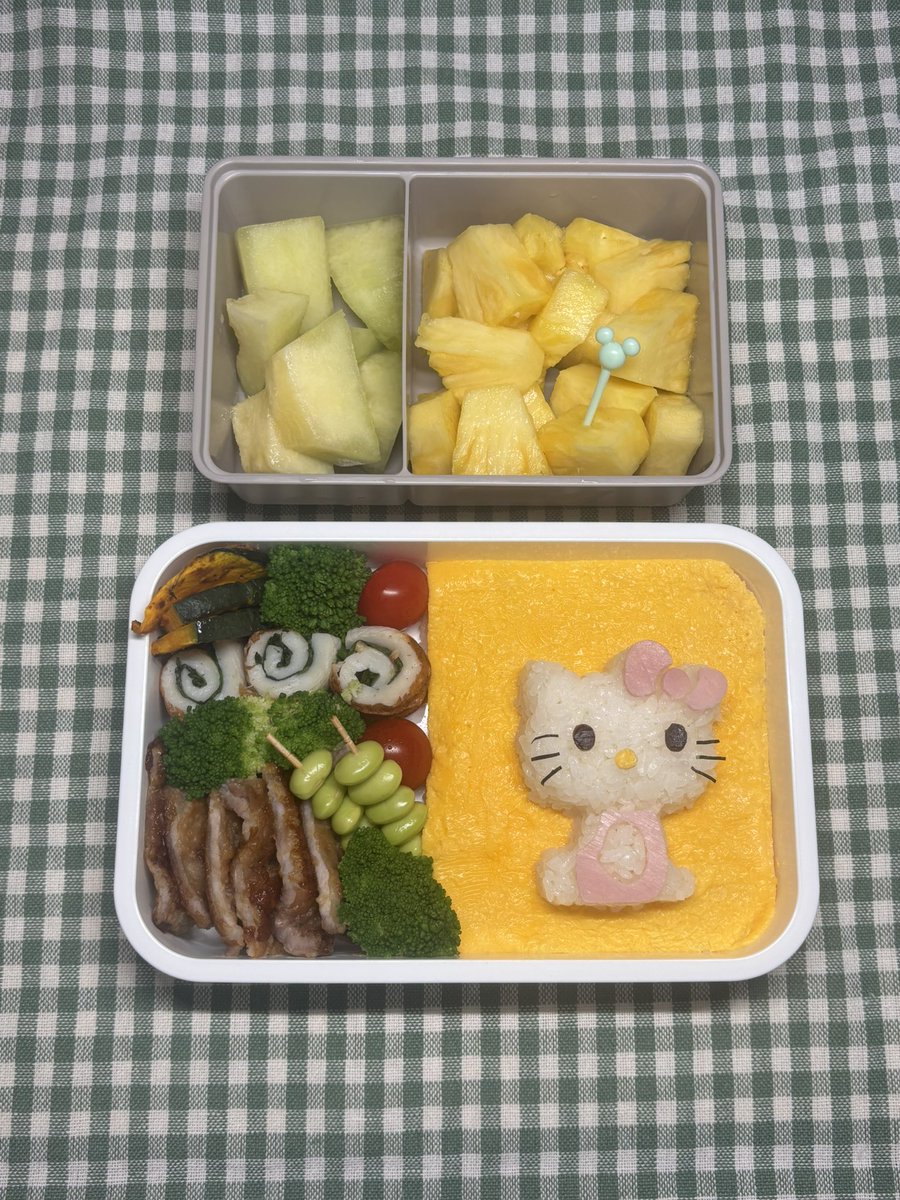 makein_power's tweet image. 今日のお弁当!!
ハローキティ可愛い🥰
八奈見さん…💙💛💙💛
#マケイン
#ハローキティ