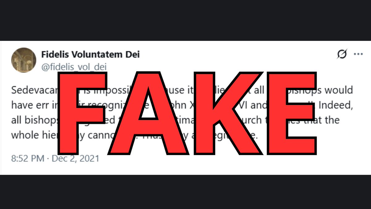 sicutthomass's tweet image. Domino Fidelis Exposed: Why His Anti-Sedevacantist Arguments Fail usquequodomine1958.blogspot.com/2025/07/domino…