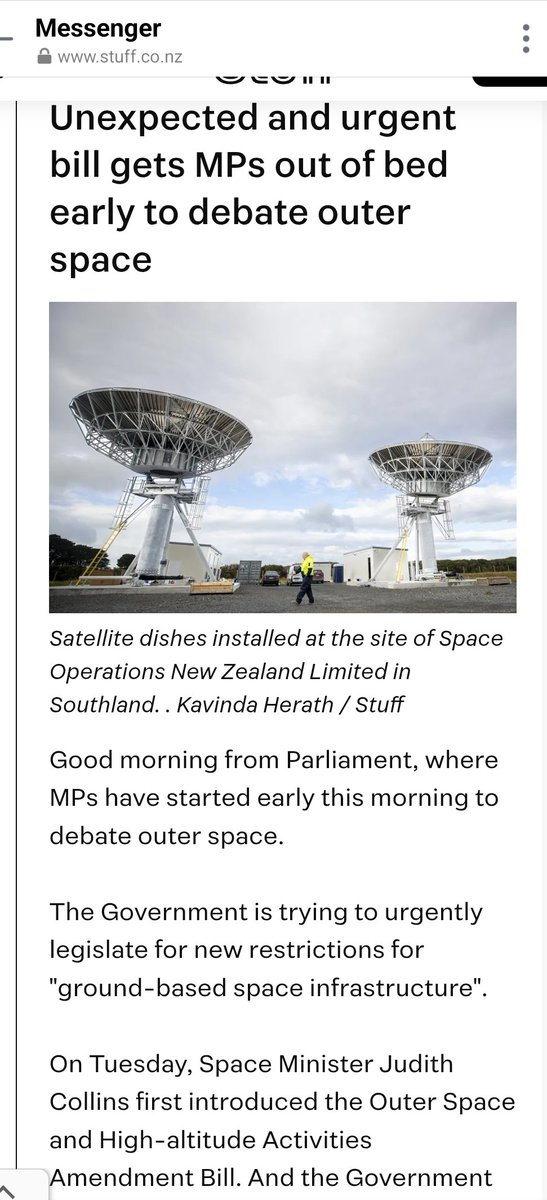 HypaWaveNZ's tweet image. &quot;Unexpected and urgent bill gets MPs out of bed early to debate outer space&quot; @RocketLab $RKLB 

parliament.nz/en/pb/hansard-…
