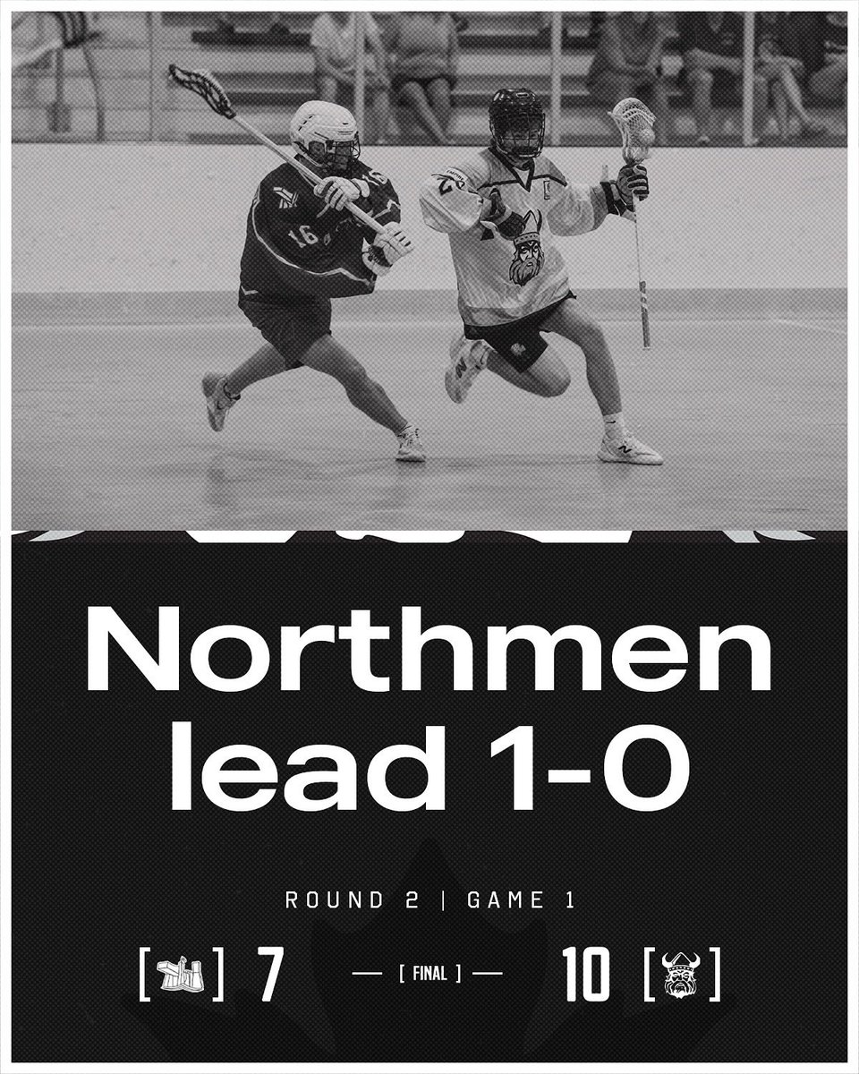 TheOJLL's tweet image. The Northmen take the Game One battle against the Lakers at Tony Rose Arena.