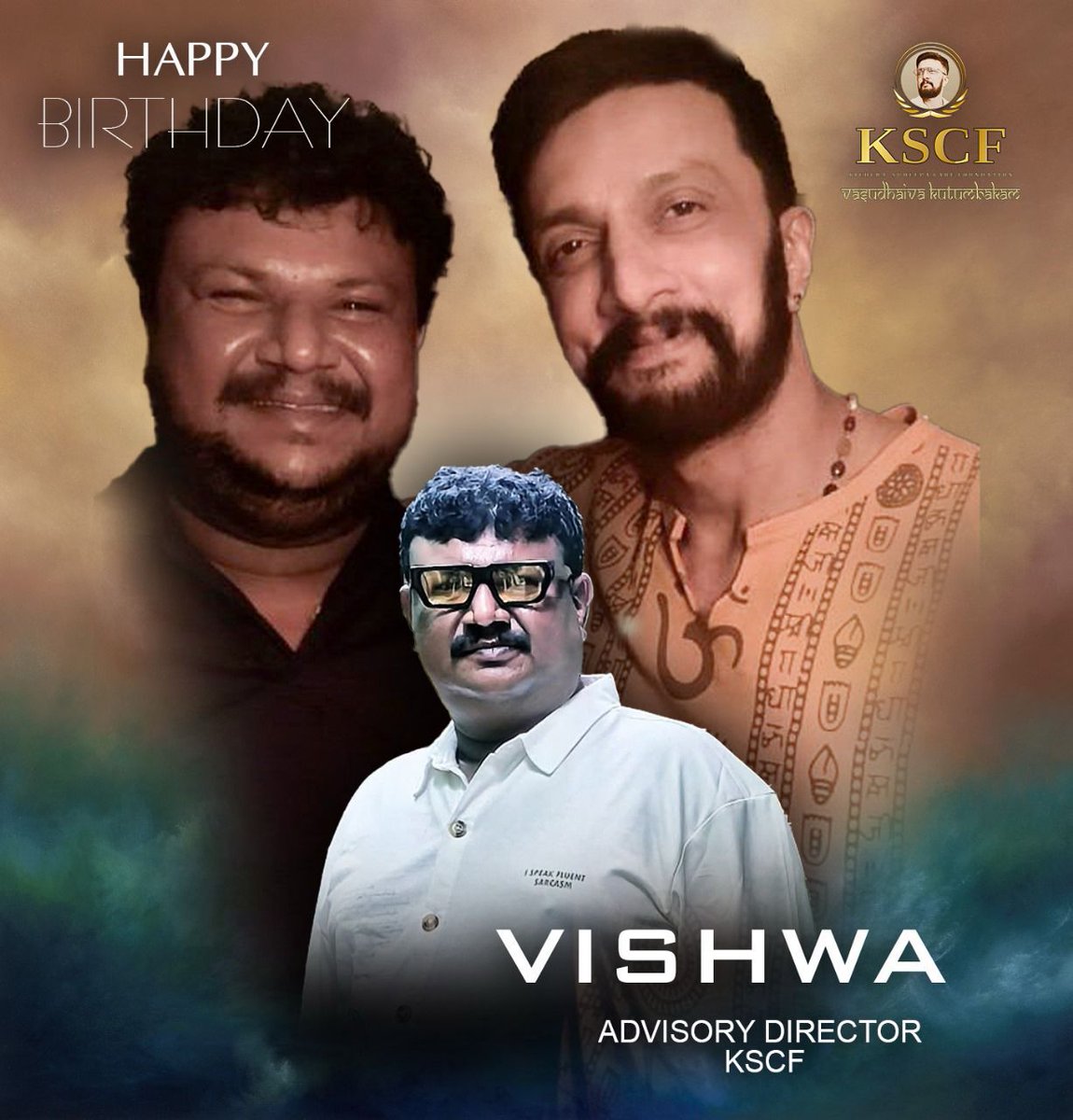 Wishing Happy Birthday To Our Beloved  <a href="/VishwaKiccha/">BAADSHAH Vishwa Kichcha</a> Anna (KKSFA Head) 
✨💫

Wishes From <a href="/KicchaSudeep/">Kichcha Sudeepa</a>  Anna &amp; #TeamKKSFA
