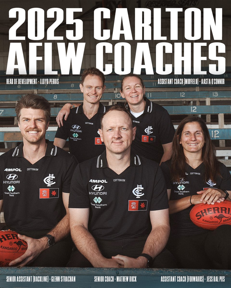 carltonfc_w's tweet image. An experienced group to lead us forward in 2025 🤝
