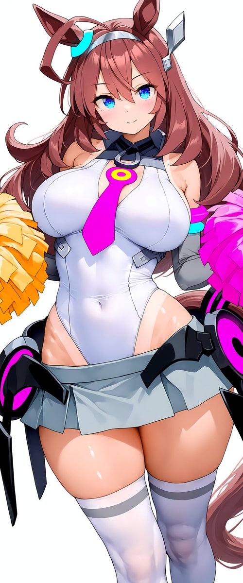 sir0art's tweet image. 水曜日は勝負服×ポンポンの日📣
今週は日焼け跡付き🌴