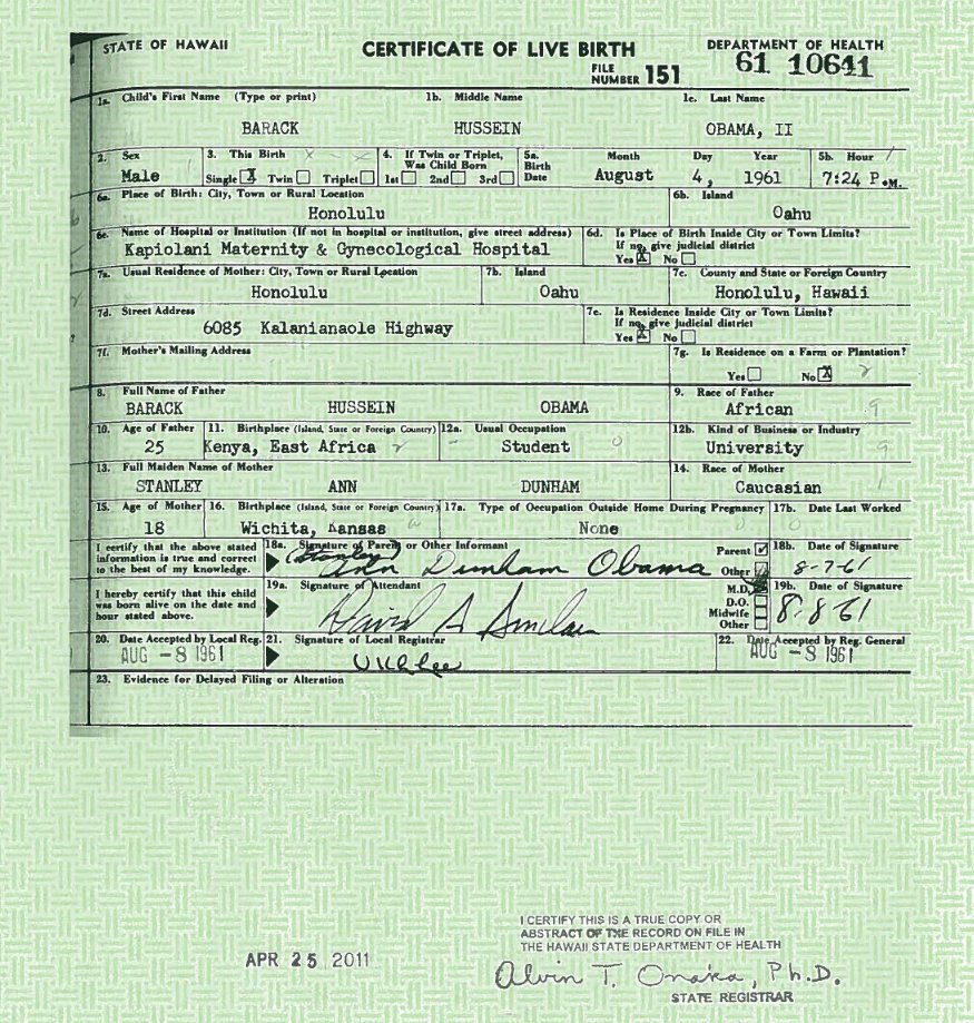 ChookChook38319's tweet image. Now I'm confused.
How many birth certificates are there of @BarackObama.
@ObamaMalik Can you help me with this?