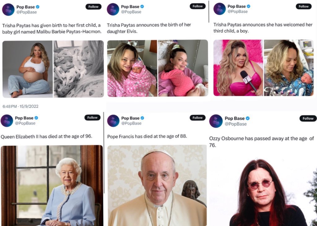 AmiriKing's tweet image. What if these are reincarnations and now Queen Elizabeth has to live a new life as ‘Malibu Barbie Paytas,’ the daughter of a fat, sloppy, drama thot.
God save the Queen.
