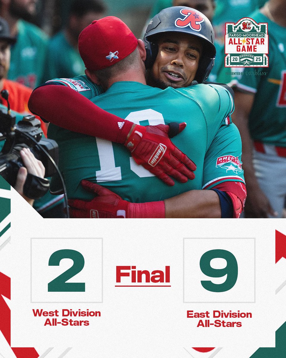 AA_Baseball's tweet image. The East Division All-Stars are victorious! ✅
#WePlayToWin