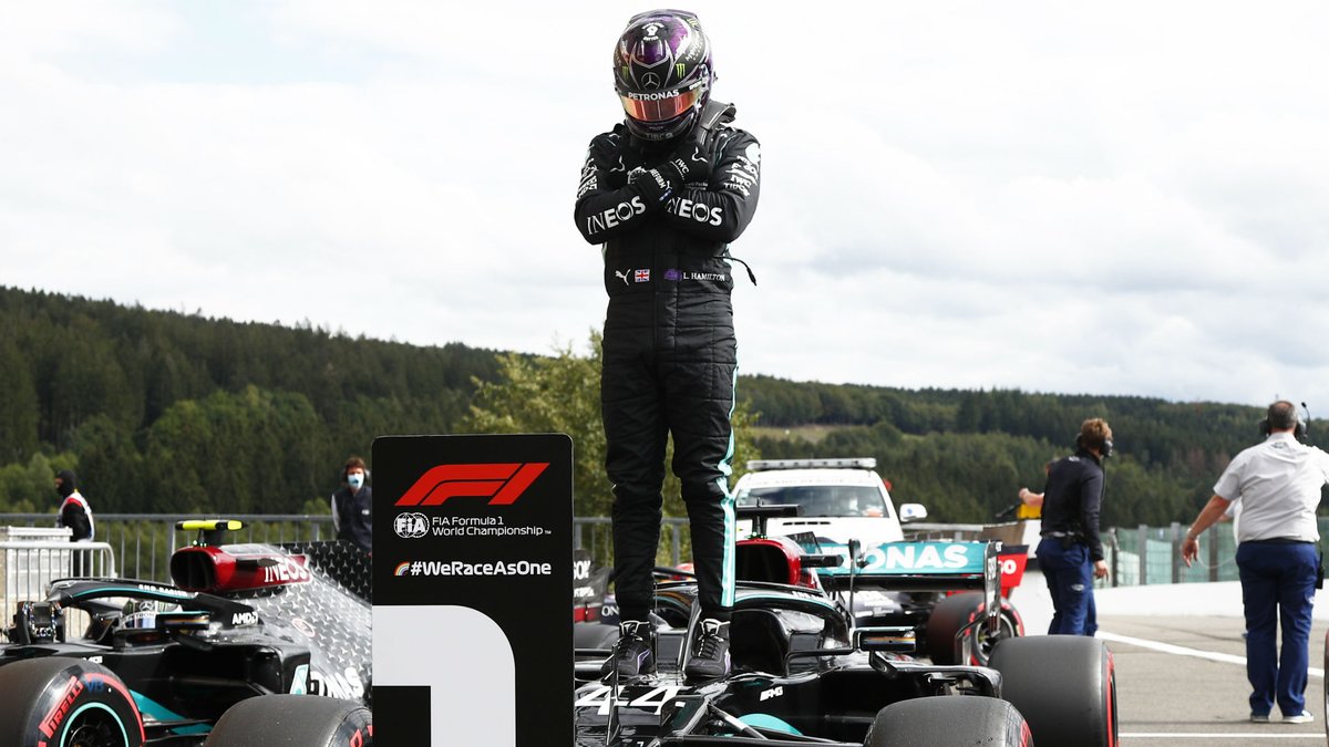 F1GuyDan's tweet image. π³ Lewis Hamilton's career stats at Spa:
β’ 5 wins
β’ 6 poles (track record)
β’ 11 podiums (track record)
β’ 2.23 average finishing position
β’ Has never had a finish worse than 4th
β’ Has started in the top 4 in 8 straight years
β’ Has a 50% rate of starting on front row
