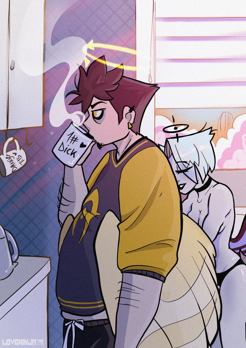 L0veninja_'s tweet image. Guitarspear week day 2: Synchony/Armony ☕️✨
#Guitarspearweek2025 #Guitarspear #Guardrock #AdamxLute #Hazbin #HazbinHotel #Adam #Lute #HazbinHotelFanart #HazbinHotelAdam #HazbinHotelLute #Fanart