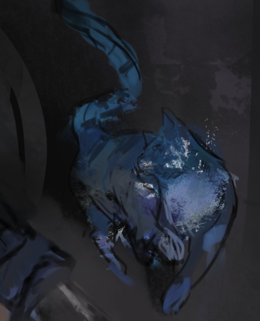 it's fun making shapes then deciding what they are- almost therapeutic, okay no more posts for tonight
the cat