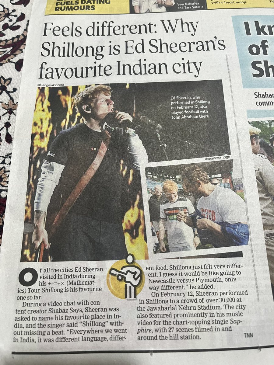 Be like Ed, go to Shillong!
Alongside Gangtok, I think Shillong is my fav city too!

Last visited in 2010, yes, it’s been a while. But even then, the discipline of the people and vibe in the city was something unique!

Mind you, it’s near Guwahati, which is very mainstream. Yet!
