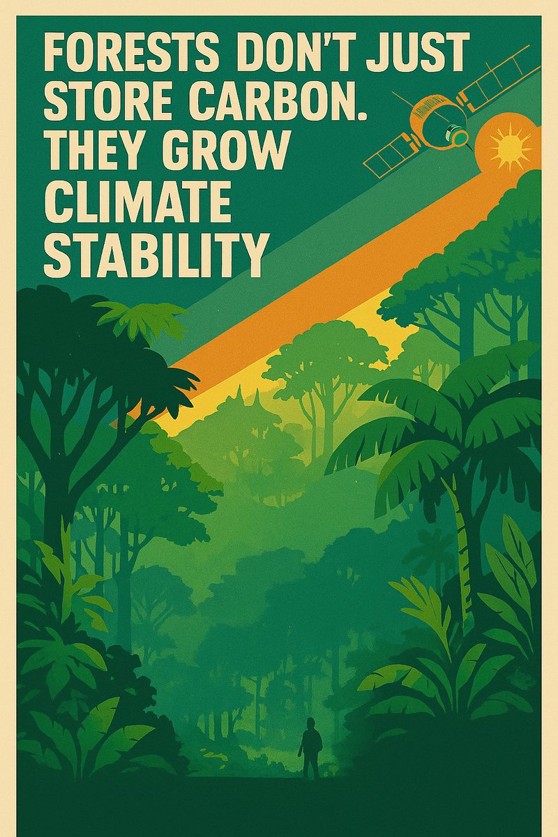 TF_Global's tweet image. Forests don’t just store carbon. They grow climate stability.
Tropical forests absorb up to 20% of all CO₂ emissions.
But we’ve lost nearly half of them.
Reforestation is the fastest, most scalable tool to restore balance.