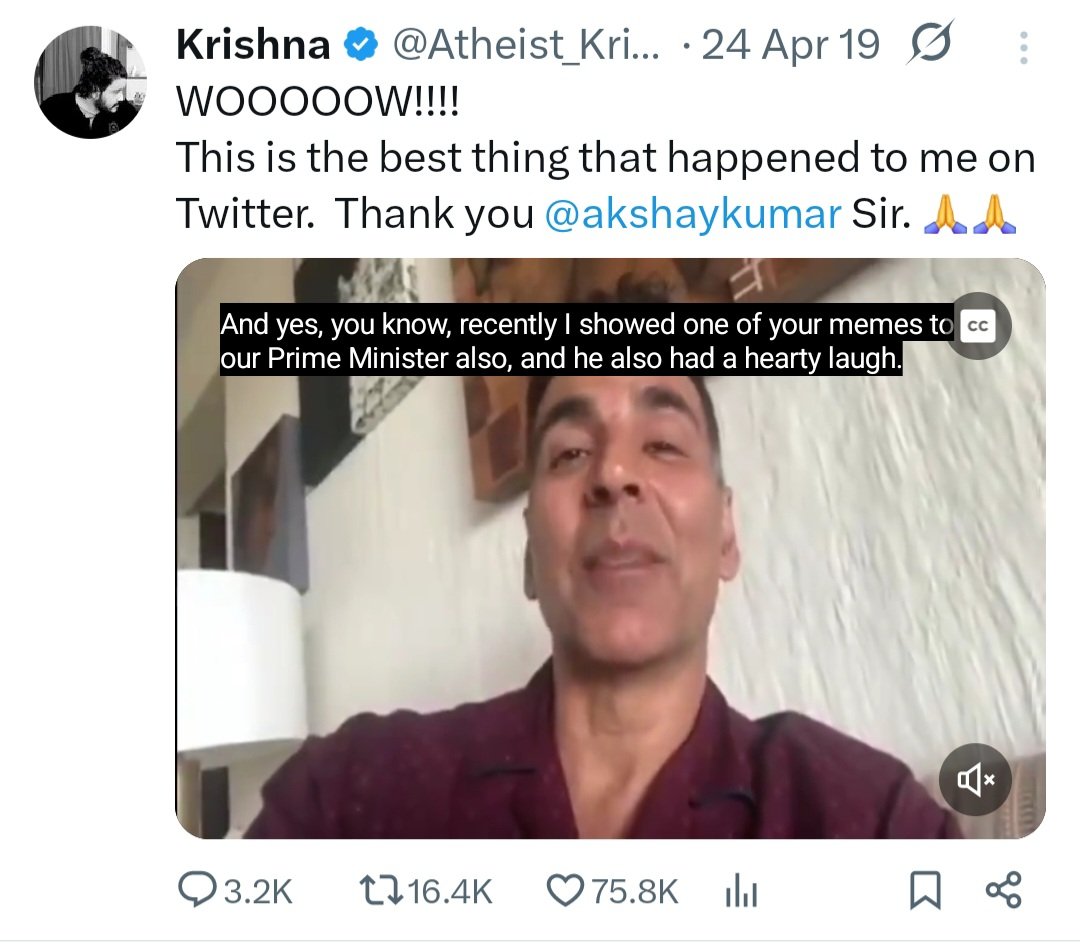 UnapologeticH_1's tweet image. Is it true?
I heard @Atheist_Krishna is no more😲
Shocking 😔🙏🙏🕉🕉
