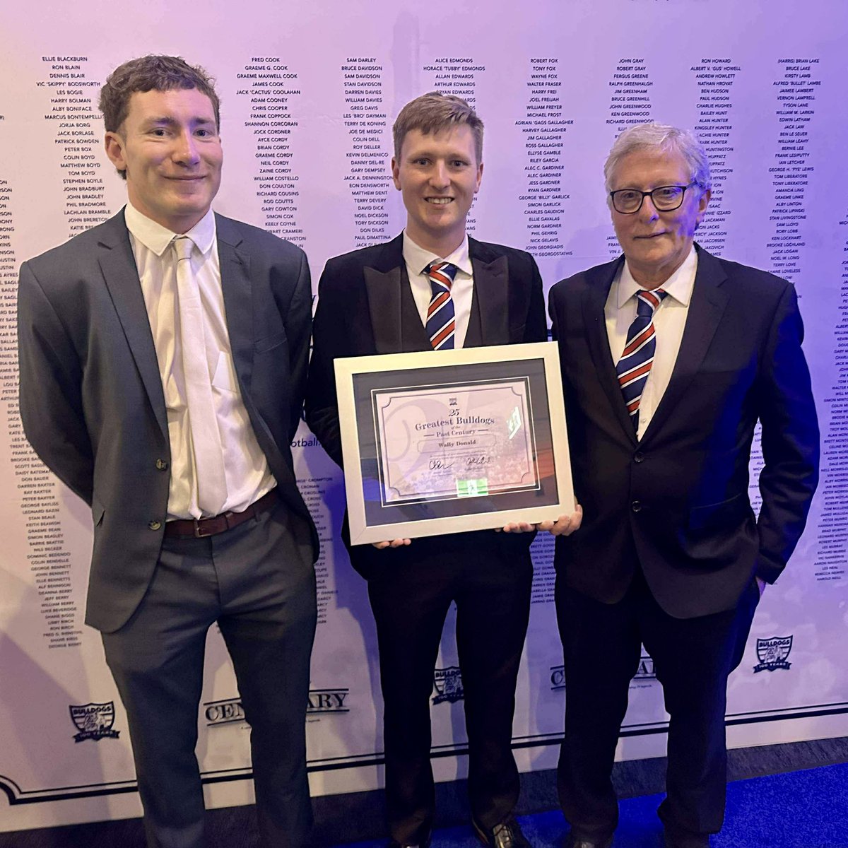So bloody proud of you, Wally - an undisputed Bulldogs legend!

❤️🤍💙