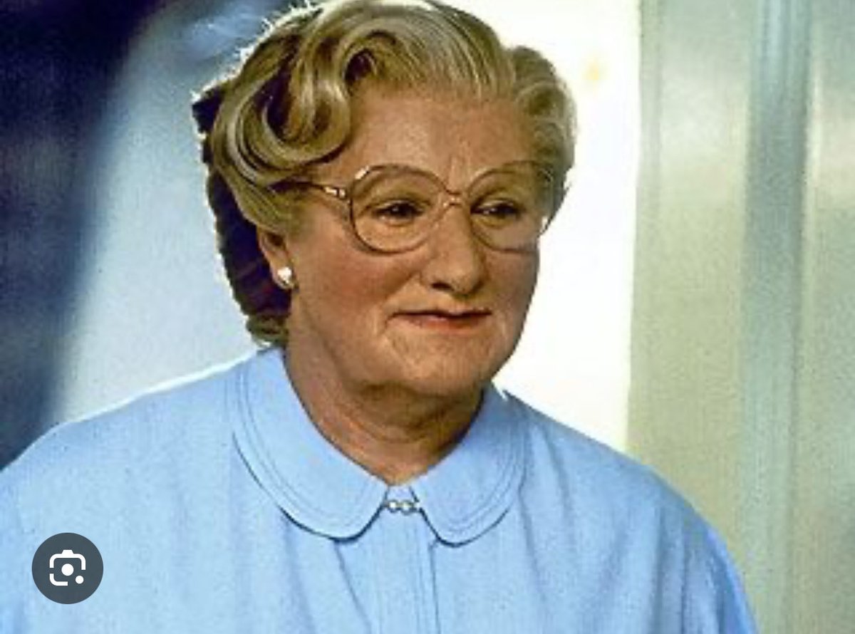 I’m not sure why, but whenever I see Susie Wiles, I’m reminded of Mrs. Doubtfire.