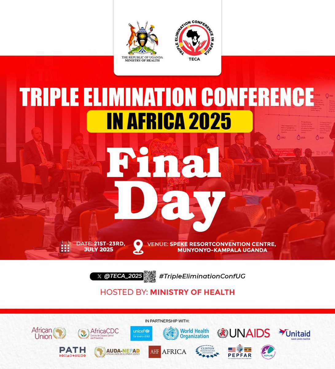 ainbyoo's tweet image. It has been a massive scientific conference . Today is the last day for the Triple Elimination Conference