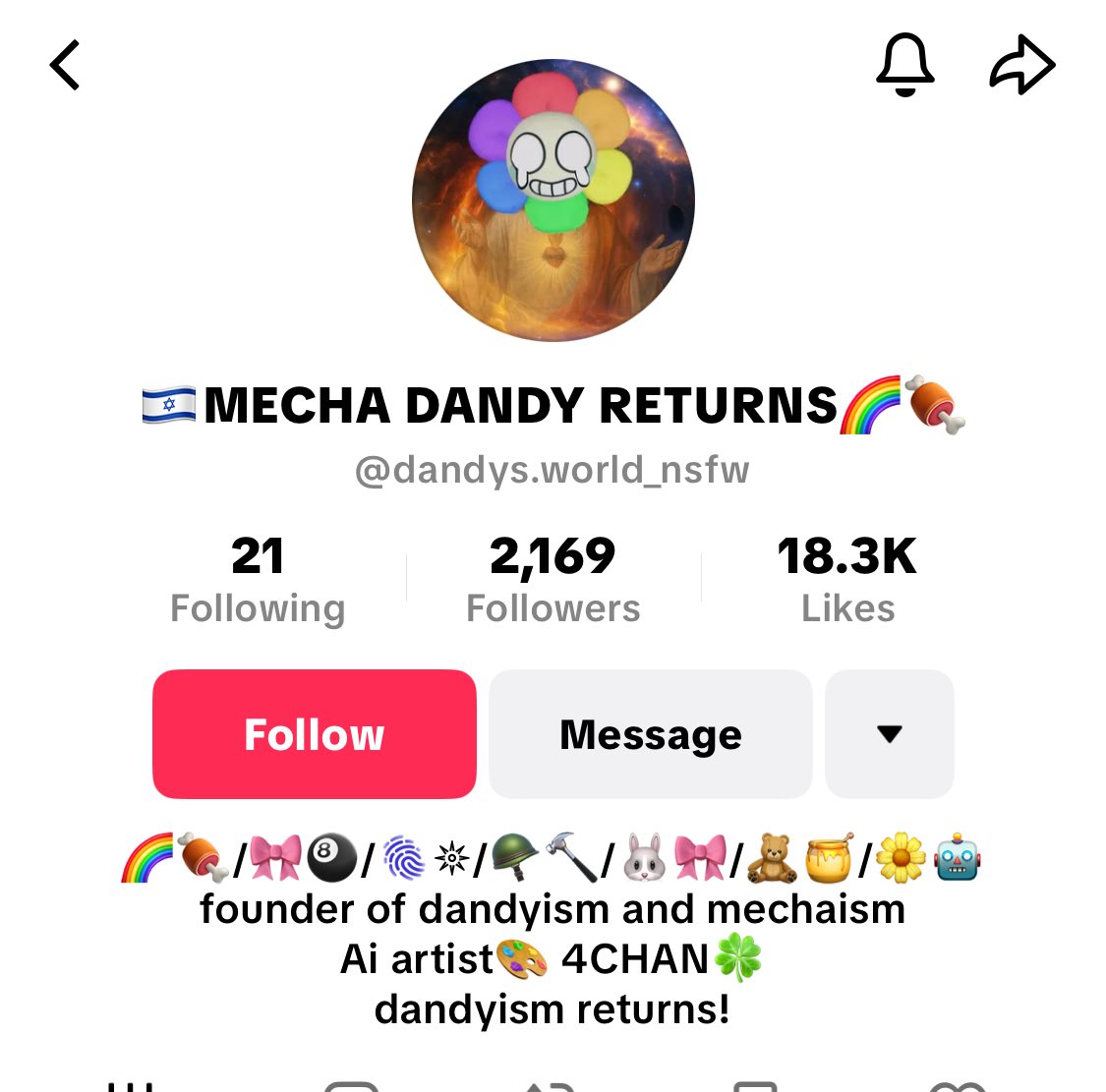 awfulartists's tweet image. I’m sure this person has nothing but positive things to say about my video