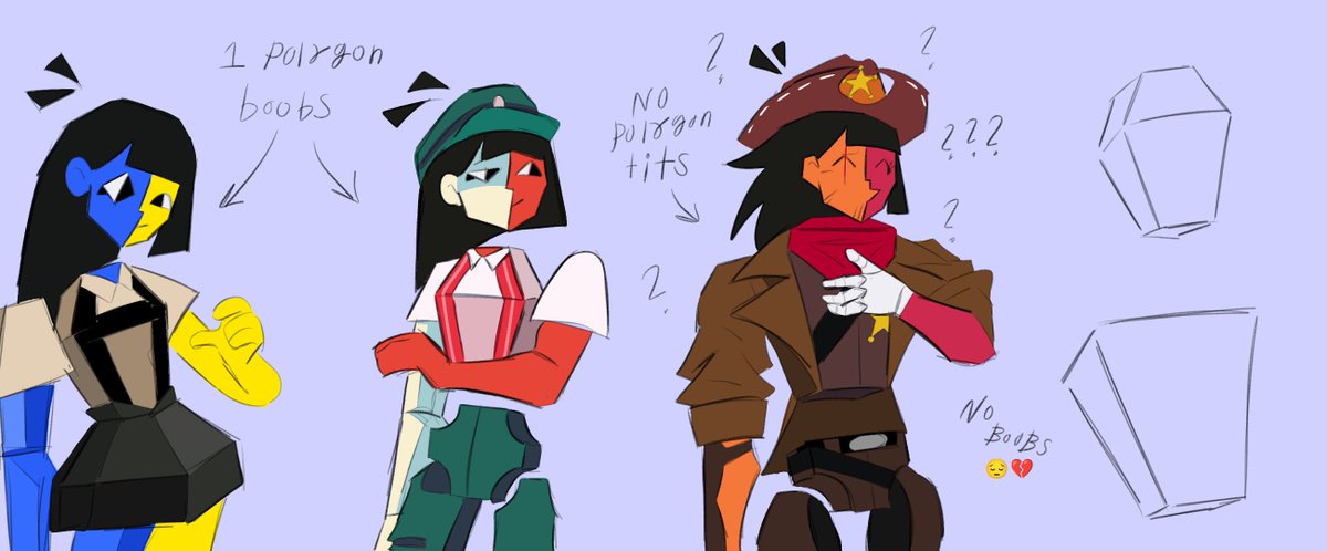 Rune12367441's tweet image. Throwing these dumb doodles out
And I made my OC&apos;s in Roblox 
They look so goofy to me

#ena #enadreambbq #enaoc