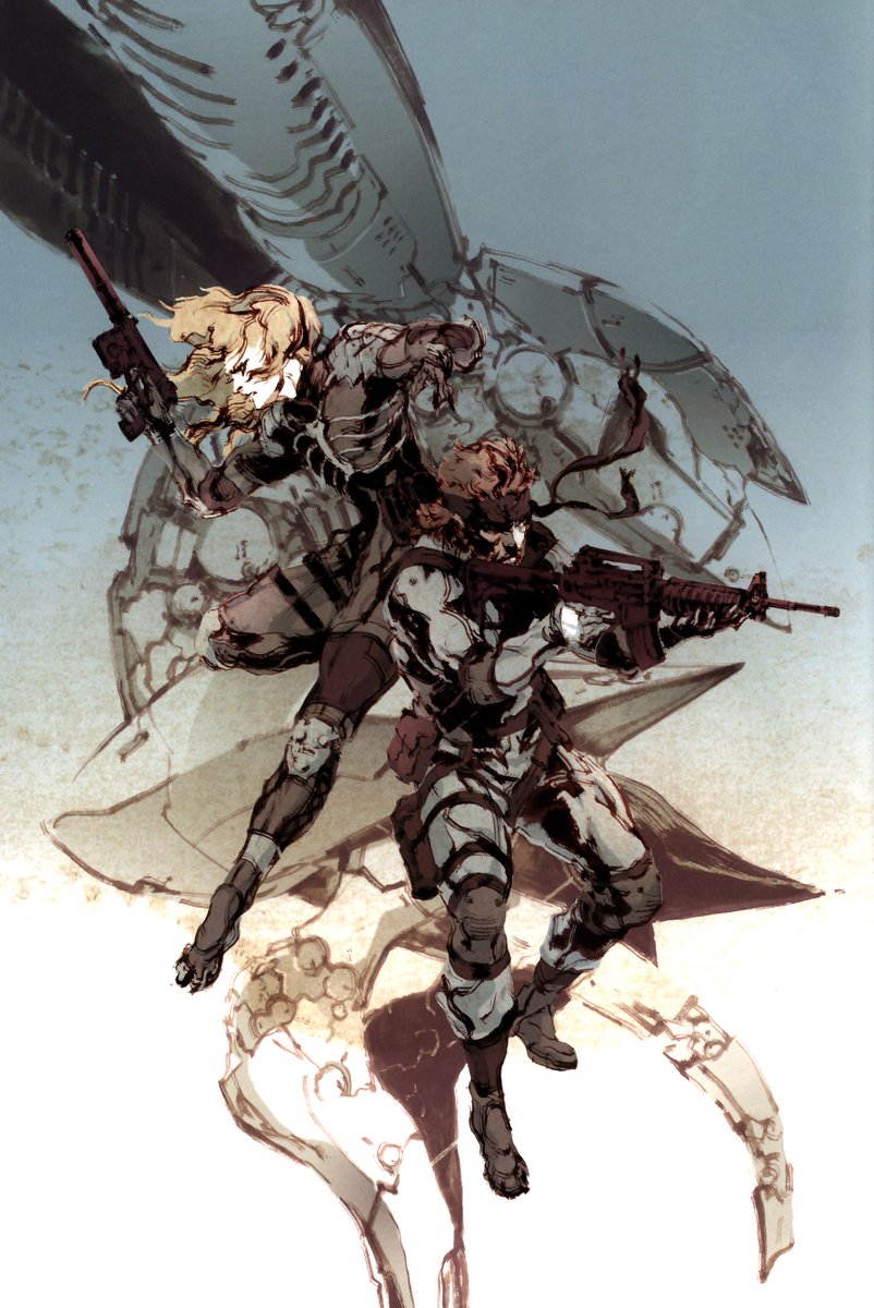 MGSMGN's tweet image. Metal Gear Solid 2: Sons of Liberty
Artist: Yoji Shinkawa
