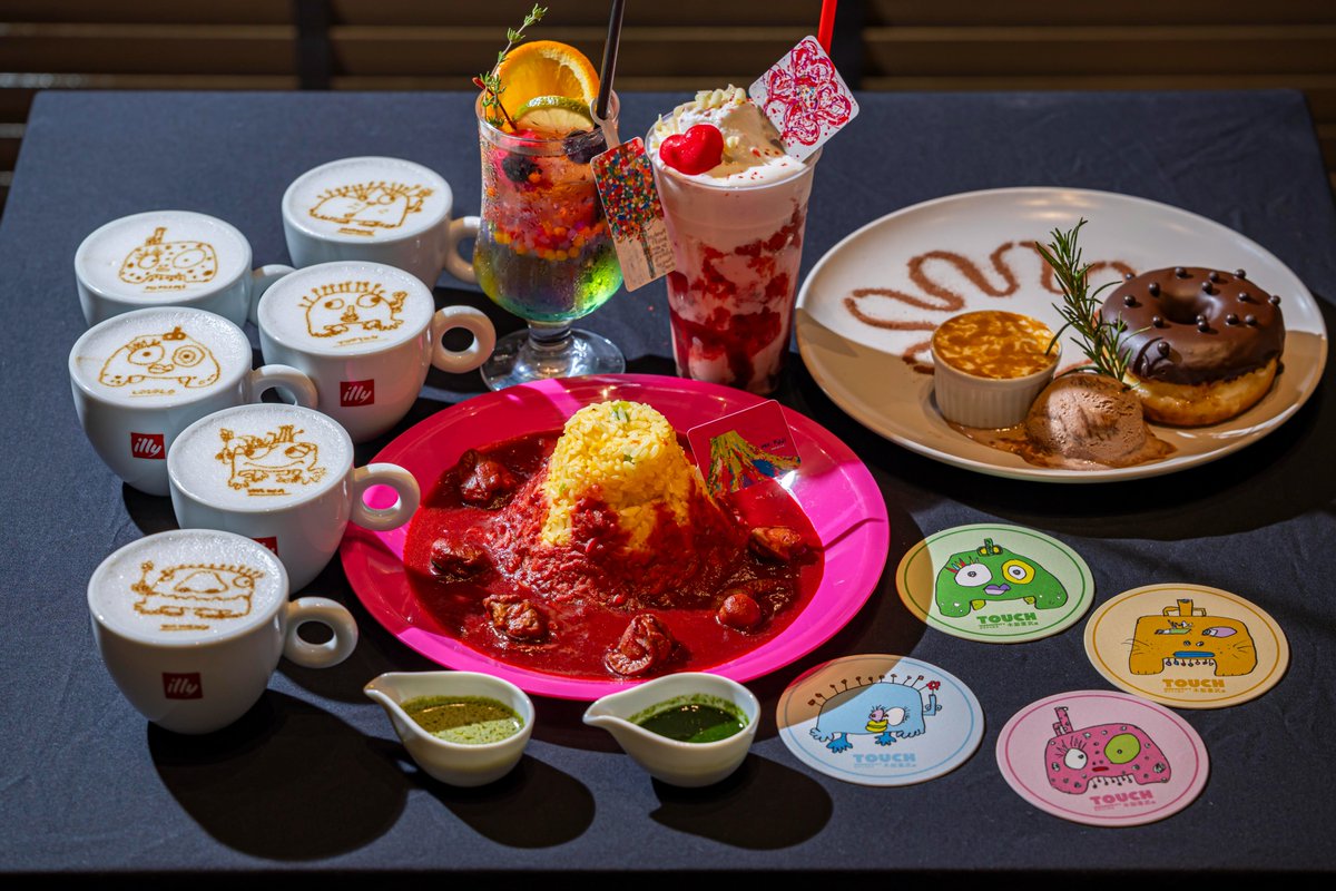 大阪】 会場隣のCAFE Lab.にて、木梨憲武展スペシャルメニューが登場