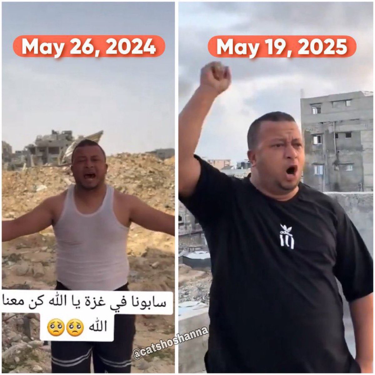 هیچ نسل‌کشی وجود ندارد. قحطی وجود ندارد. شما را به بازی گرفته‌اند.

رسانه‌ها و سازمان ملل، تبلیغات حماس را - کلمه به کلمه - بالا می‌آورند، انگار که وحی الهی است.

اینها همان تروریست‌های مسلمانی هستند که در ۷ اکتبر بیش از ۱۰۰۰ #یهودی را قتل عام کردند، به زنان تجاوز کردند، سر افراد