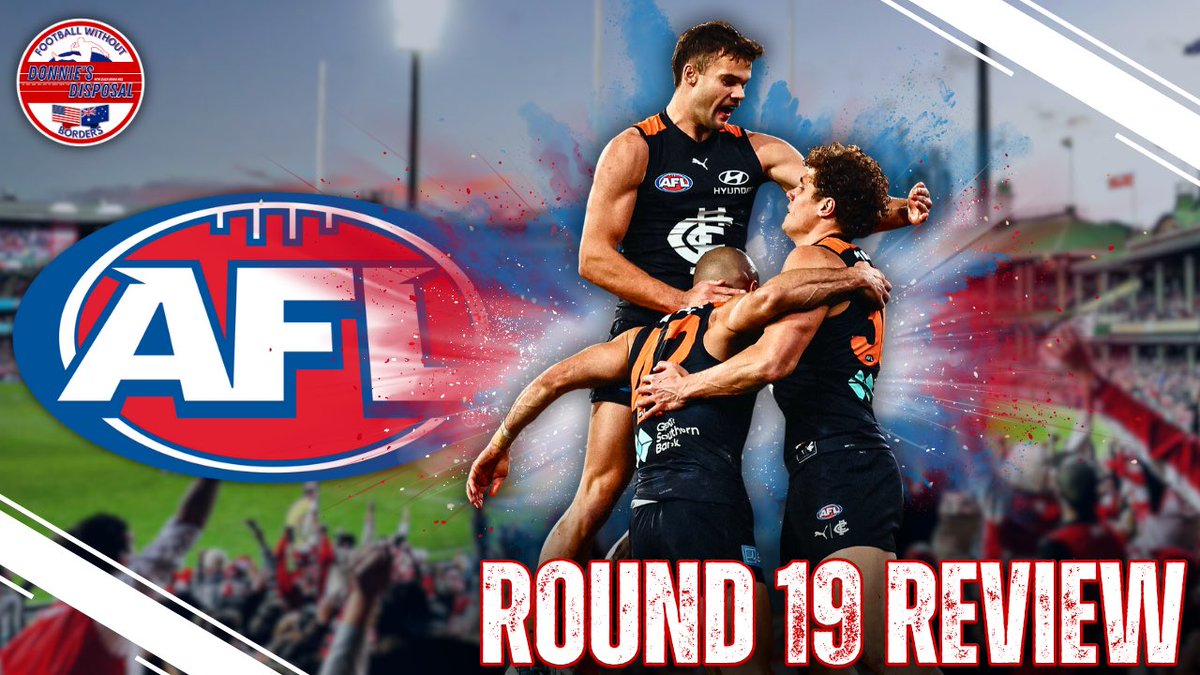 Here it is, my <a href="/AFL/">AFL</a> Round 19 Review! Today, I sit down with <a href="/pommyinozYT/">PommyinOZ</a> . We discuss all things Round 19. Hope you enjoy our chat! #AFL #DonniesDisposal

youtu.be/uNGeYo3h5GA?si…