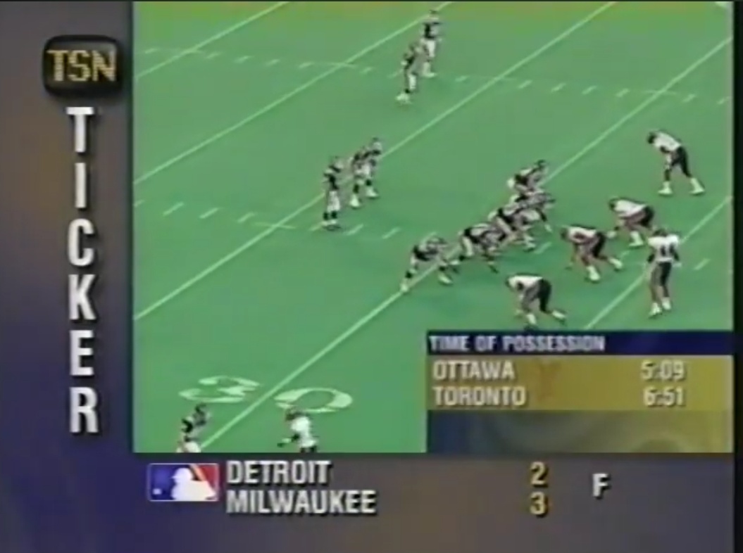 CFLLATENEWS's tweet image. The best part of the TSN TICKER in 1996 was TSN labeling it the TSN TICKER in big ass letters.
Ok.
#CFL