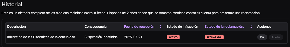 keydan_TV's tweet photo. -espero se pueda tomar las medidas necesarias y que mi explicación y apelación sea tomada en cuenta, muchas gracias.
(Y por si se preguntan, he realizado la apelación por Twitch, sin embargo, en cuestión de segundos esta apelación había sido rechazada). https://t.co/xRcnmlFWF8