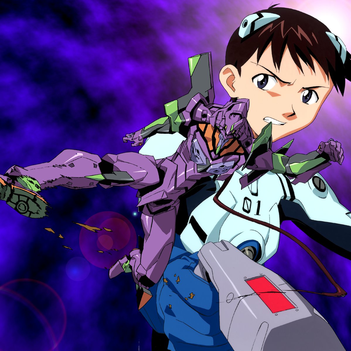 NGEScreenshot's tweet image. Neon Genesis Evangelion Collector's Disc Vol. 7